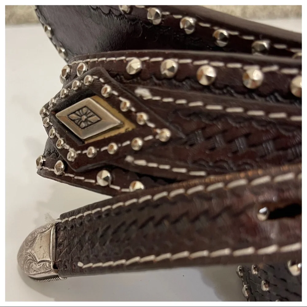 Nocona brown leather